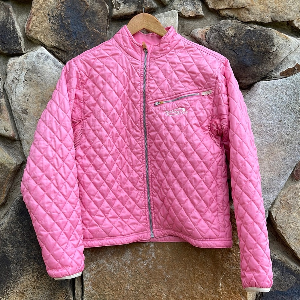 Obermeyer Pink Lightweight Full Zip Jacket Women Size 8